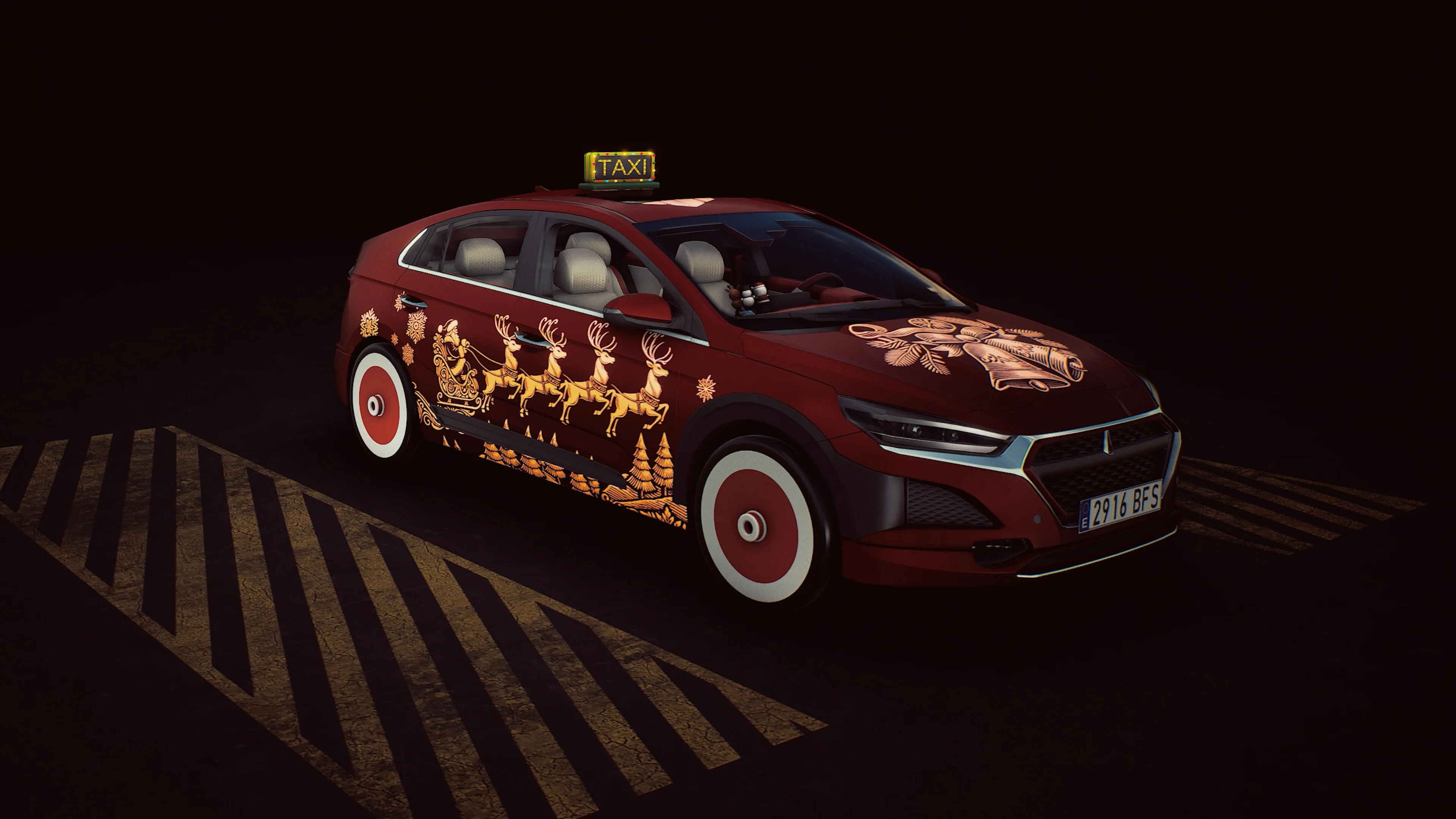 Taxi Life: A City Driving Simulator - Christmas Cosmetic Pack - Image 3