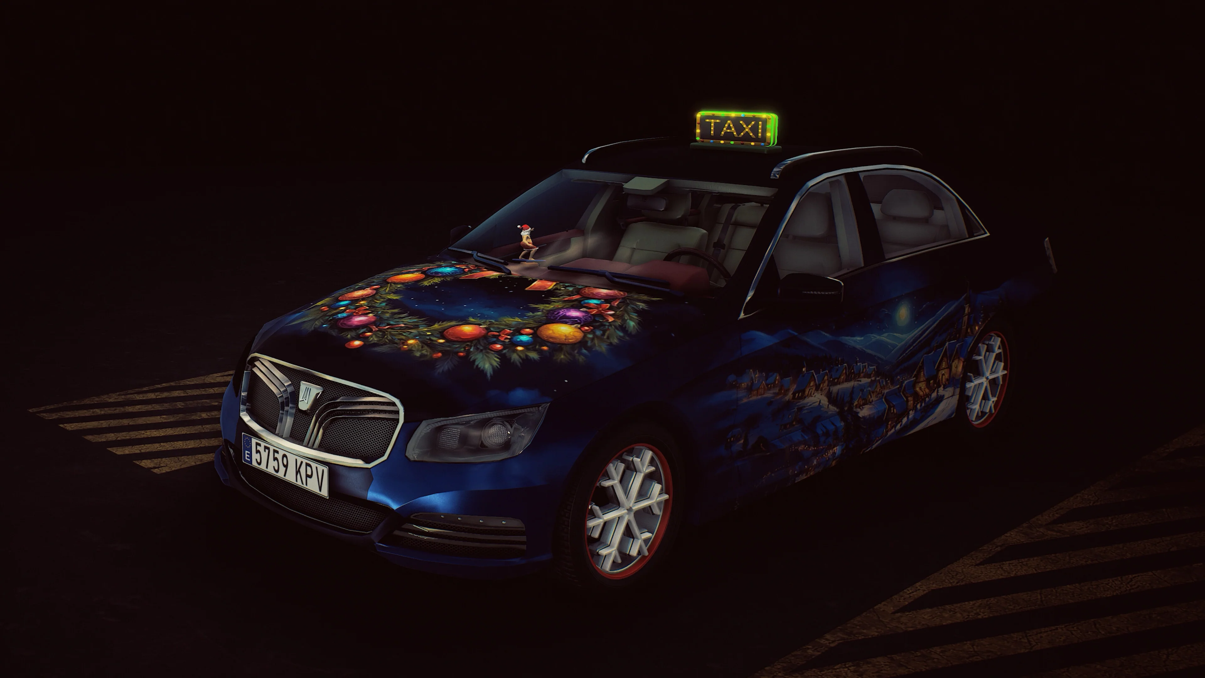 Taxi Life: A City Driving Simulator - Christmas Cosmetic Pack - Image 4